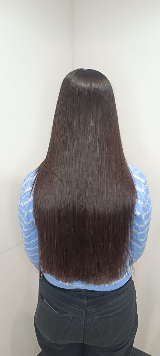 Smooth Glossy Hair Result
